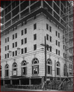 View of Lycoming Hotel Construction taken Nov.10, 1921
